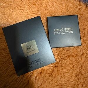Armani Privé Oud Royal candle with candle lid